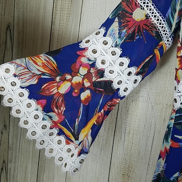 NWT Red Carter coverup Willow dress size M - Picture 4 of 5